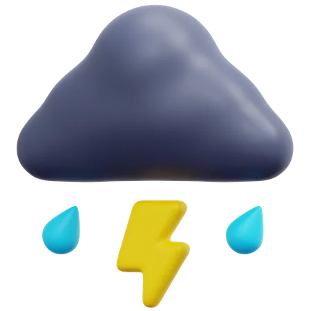 Storm Weather  3D Icon