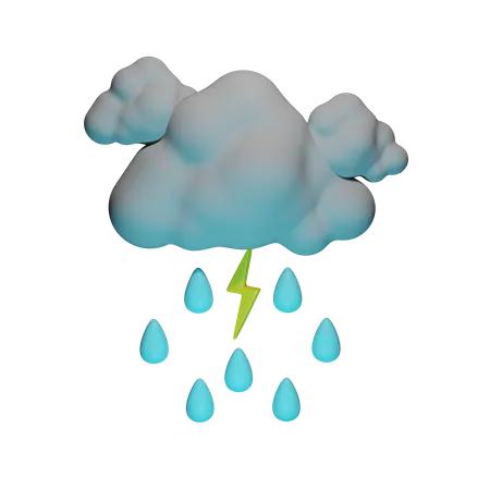 Storm Weather 3D Icon