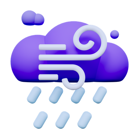 Stormy Night  3D Icon