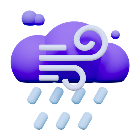 Stormy Night  3D Icon