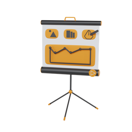 Story-board  3D Icon