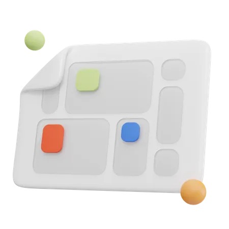 Storyboard  3D Icon
