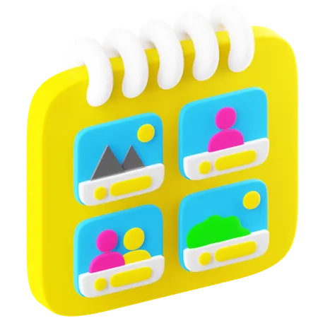 Storyboards  3D Icon