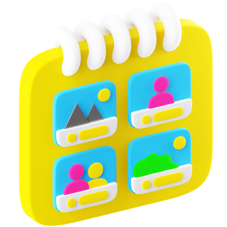 Storyboards  3D Icon