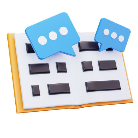 Storytelling  3D Icon