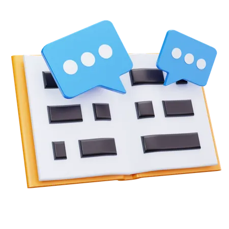 Storytelling  3D Icon