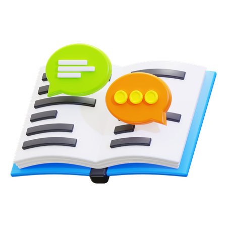 Storytelling  3D Icon