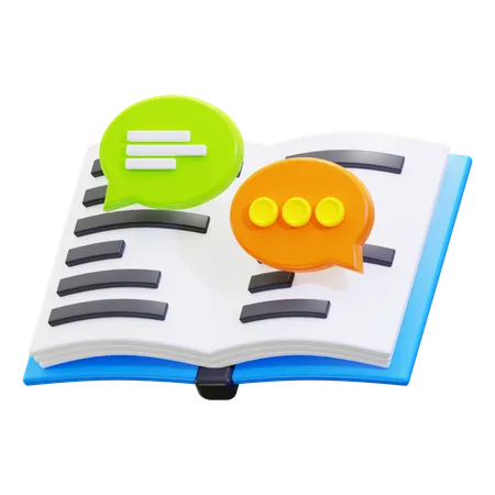 Storytelling  3D Icon