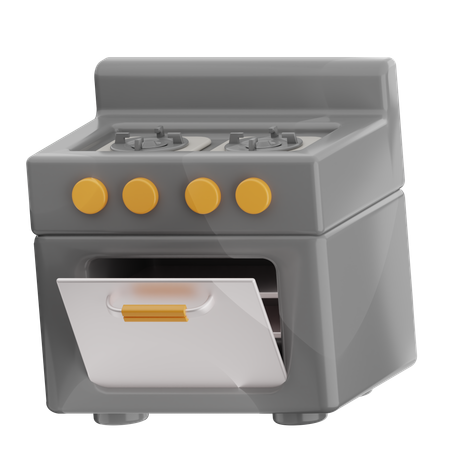 Stove  3D Icon