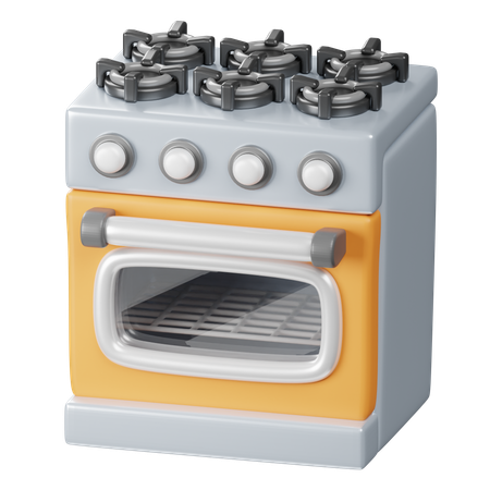 Stove  3D Icon