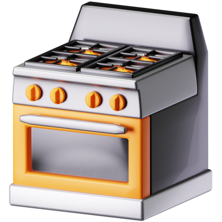 Stove  3D Icon