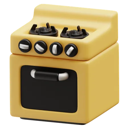 Stove Oven  3D Icon