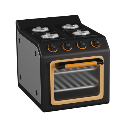 Stove Oven  3D Icon