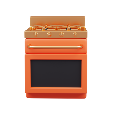 Stove Oven  3D Icon