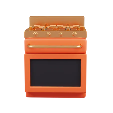 Stove Oven  3D Icon
