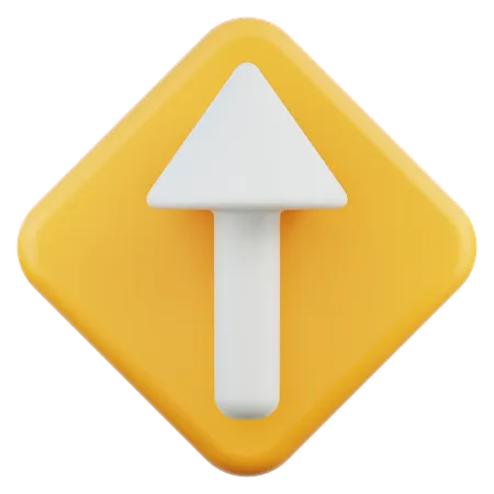 Straight Ahead  3D Icon