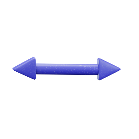 Straight Arrow  3D Icon