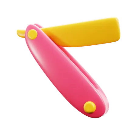 Straight Razor  3D Icon