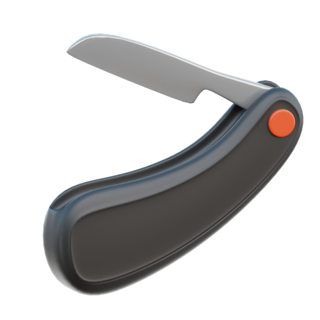 Straight Razor  3D Icon