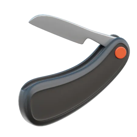 Straight Razor  3D Icon