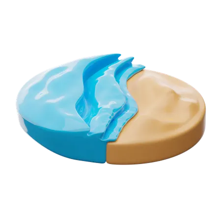 Strand  3D Icon