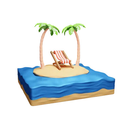 Strandurlaub Laden Sie Diesen Artikel Jetzt Herunter 3D Icon