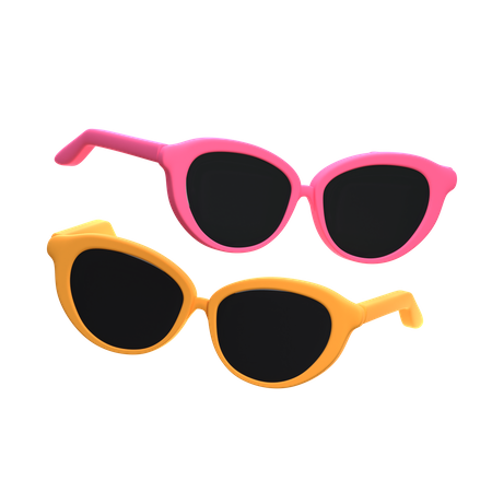 Strand-Sonnenbrille  3D Icon