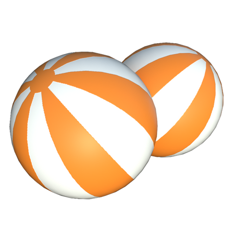 Wasserball  3D Illustration