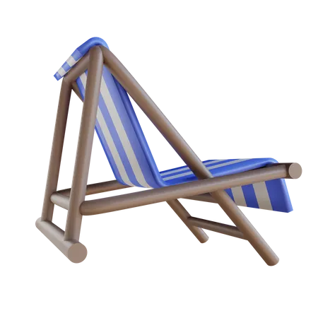 Stranddeck  3D Illustration