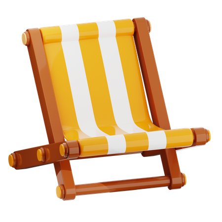 Strandstuhl  3D Icon