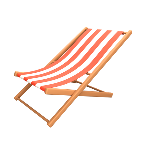 Strandstuhl  3D Icon