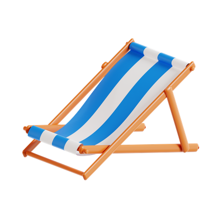 Strandstuhl  3D Icon