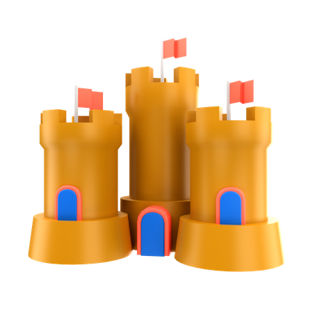 Strandschloss  3D Icon