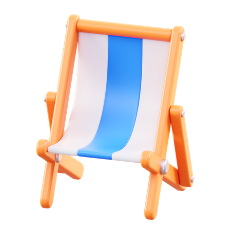 Liegestühle  3D Icon