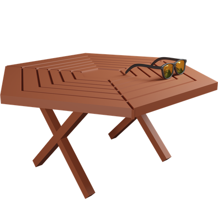 Strandtisch  3D Icon