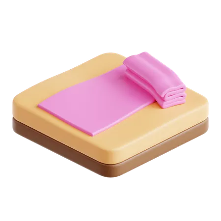 Badetuch  3D Icon