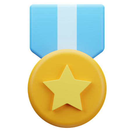 Strar Medal  3D Icon