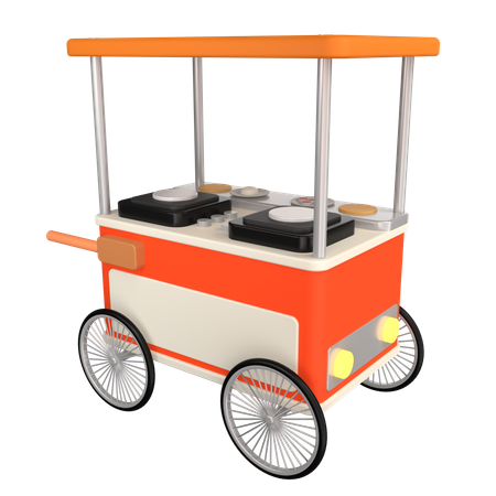 Straßenimbisswagen  3D Icon