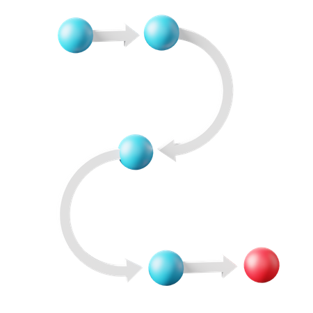 Roadmap  3D Icon