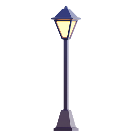 Straßenlampe  3D Icon