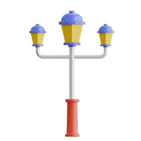 Straßenlampe  3D Icon