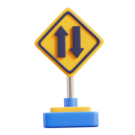 Straßenschild  3D Icon