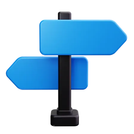 Straßenschild  3D Icon