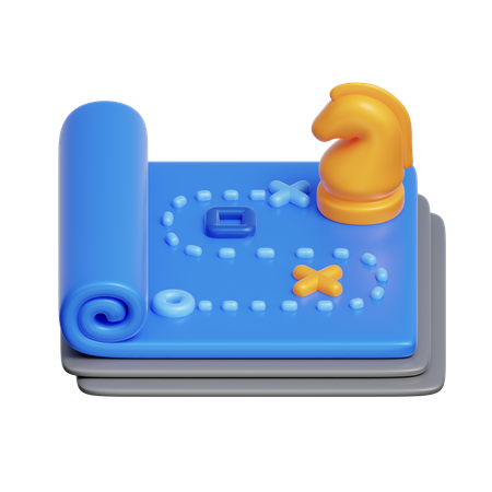 Strategic Business Plan  3D Icon