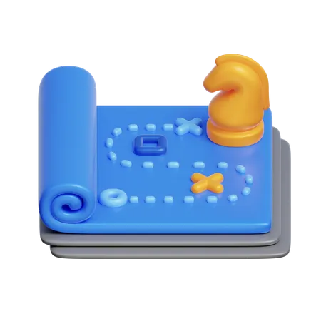 Strategic Business Plan  3D Icon
