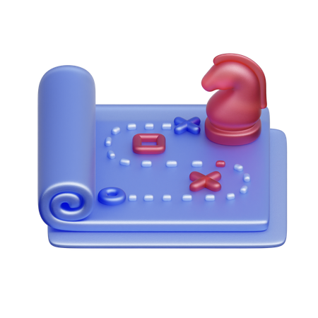 Strategic Business Plan  3D Icon