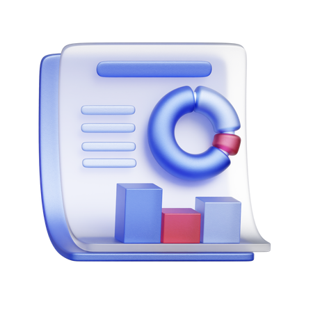 Strategic Business Report  3D Icon
