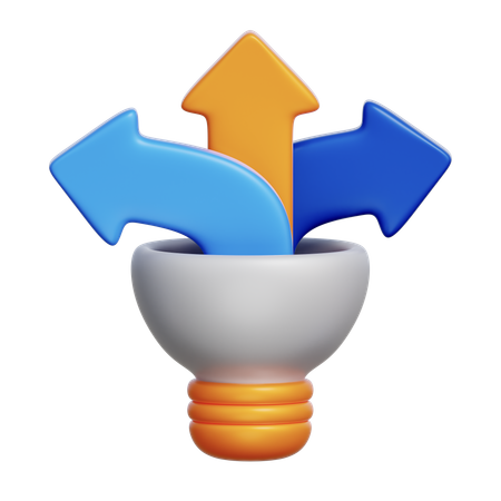 Strategic Decision Making  3D Icon