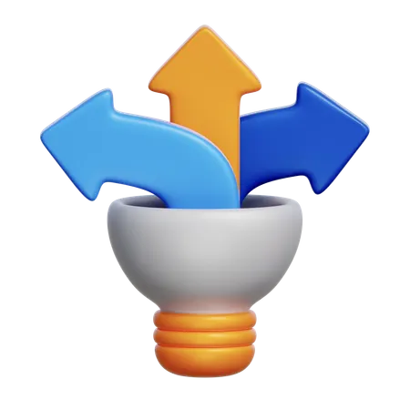 Strategic Decision Making  3D Icon
