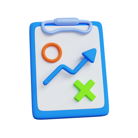 Strategic Plan  3D Icon